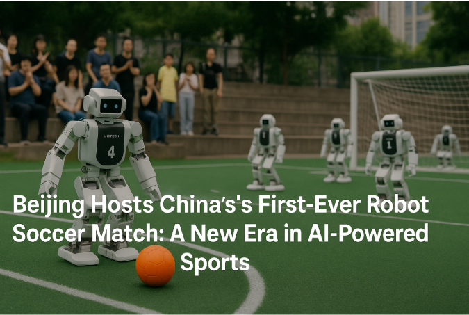 Beijing Hosts China’s First-Ever Robot Soccer Match: A New Era in AI-Powered Sports